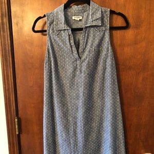 Old Navy tiny polka dot jean dress